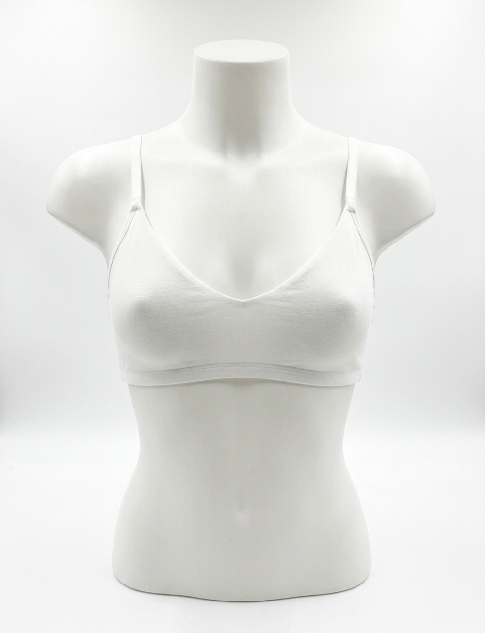 NEW COMMANDO butter bralette in white